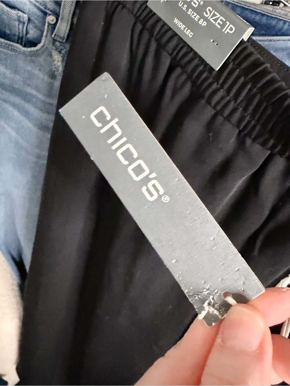 Chico's Black Wide-Leg Dress Pants - Picture 6 of 8